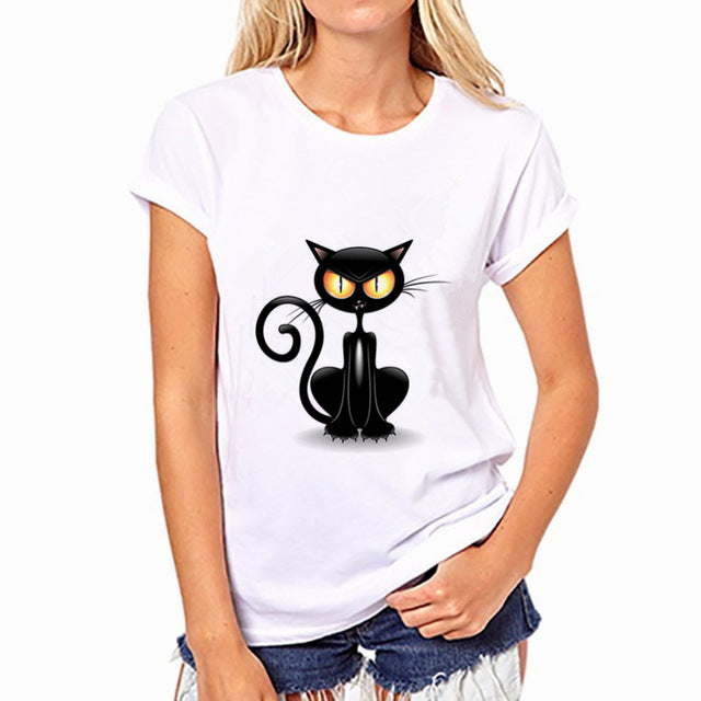 Cotton Printing Originality O-Neck Short Sleeve T-shirt Tops Shirt