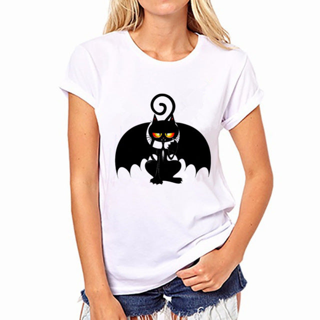 Cotton Printing Originality O-Neck Short Sleeve T-shirt Tops Shirt