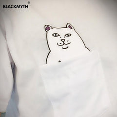 American Style Cat Printed Women T shirt