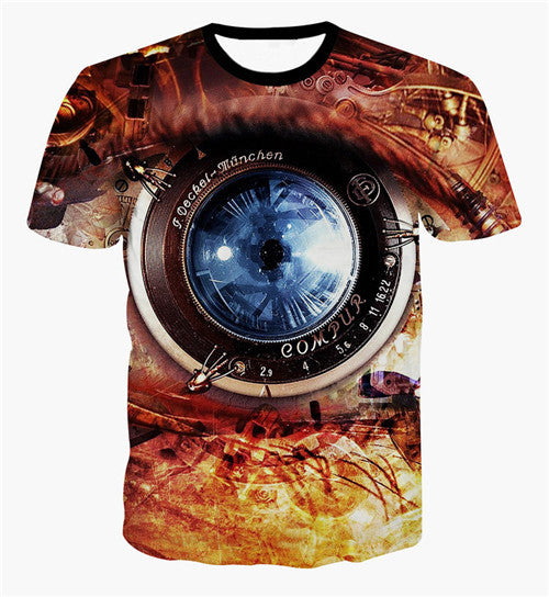 3d Cat Eating Tacos Pizza Shirts Galaxy Space Tee Tops