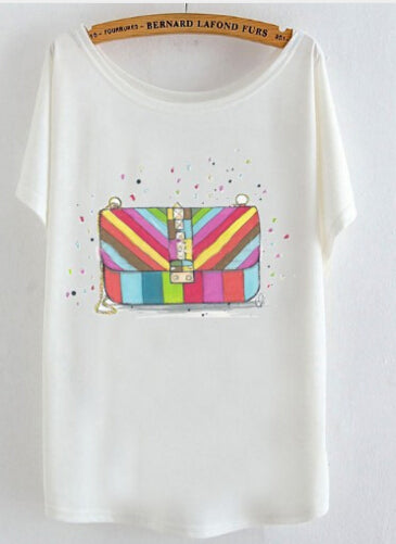 Newest batwing Cat sleeve t shirt
