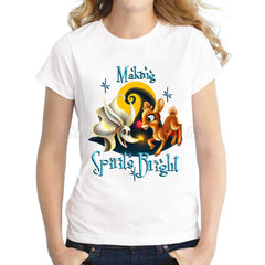 New arrival cat sugar skull design T shirt