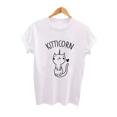 Cute Cat T-Shirt Kitticorn Kitty Kitten T Shirt