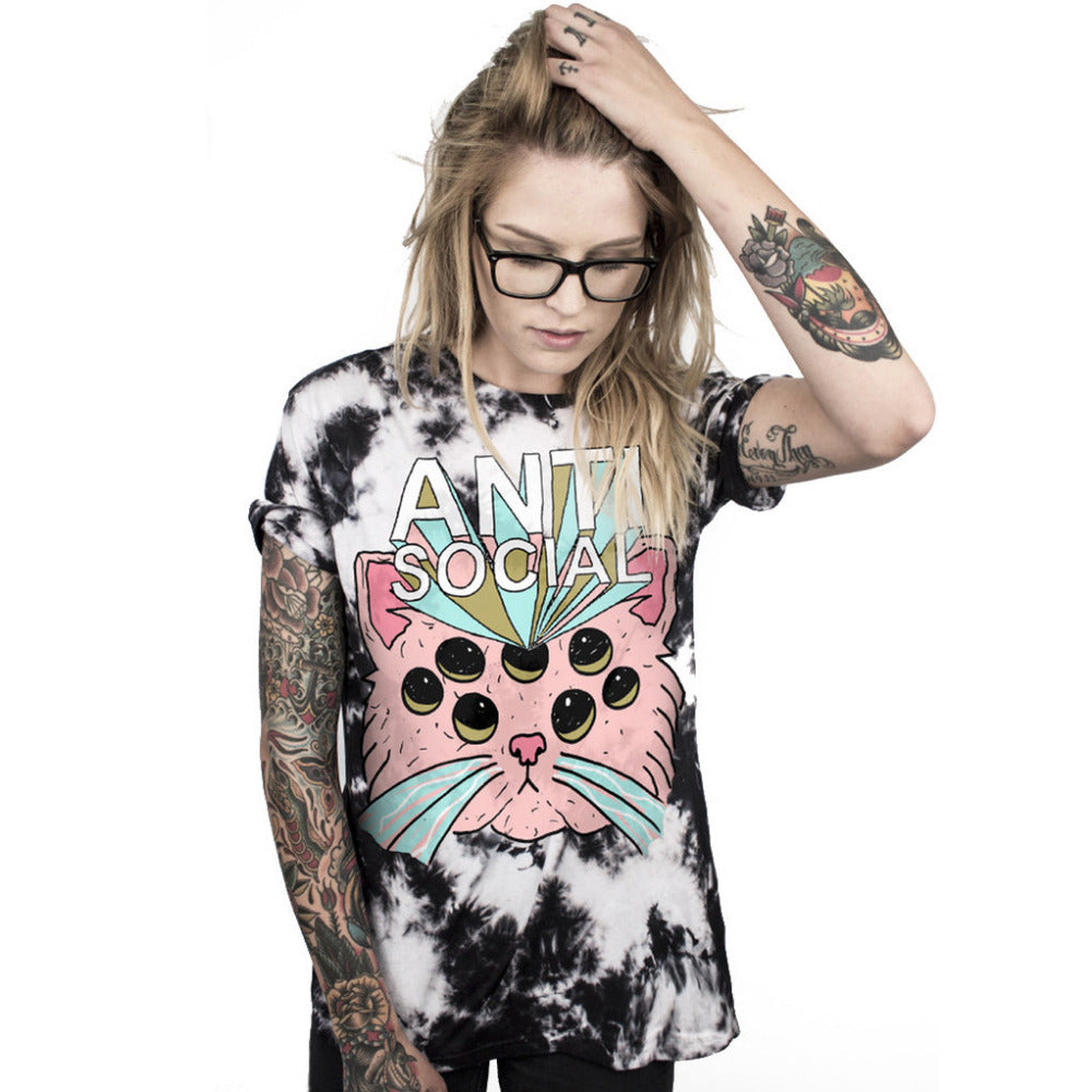 Anti Social Cat T-shirt