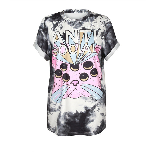 Anti Social Cat T-shirt