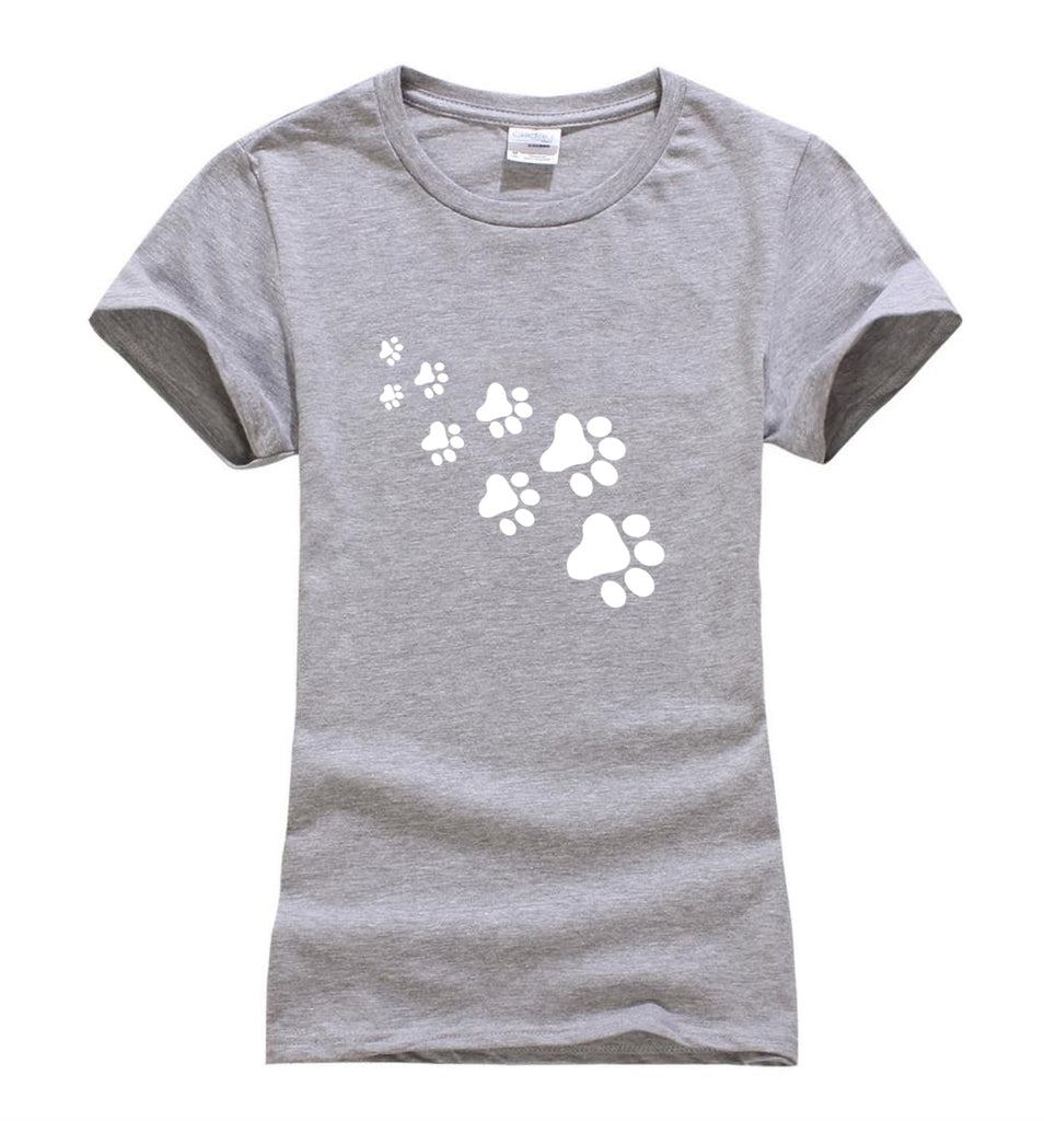 Cat Paws Print T Shirt