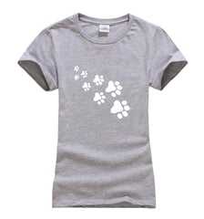 Cat Paws Print T Shirt