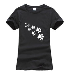 Cat Paws Print T Shirt