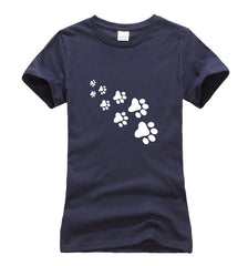 Cat Paws Print T Shirt
