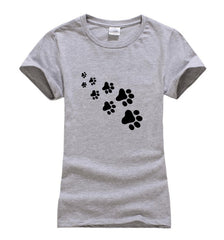 Cat Paws Print T Shirt