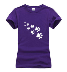 Cat Paws Print T Shirt