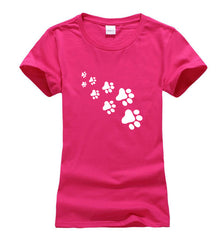 Cat Paws Print T Shirt