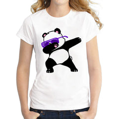 Dabbing Unicorn Cat Women T Shirt