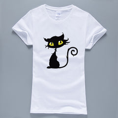 Kawaii Cat Printed T-Shirt