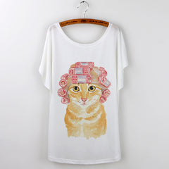 Harajuku Cute Cat T-Shirts