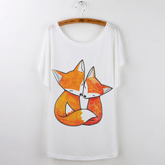 Harajuku Cute Cat T-Shirts