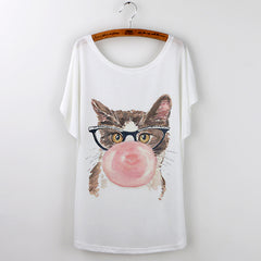 Harajuku Cute Cat T-Shirts