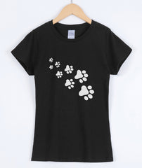 Cat Paws Printed casual female T-shirt