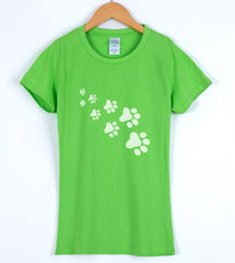 Cat Paws Printed casual female T-shirt