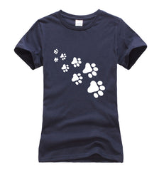 Camisetas cat paws kawaii printed t shirt