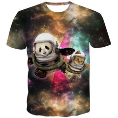 New Animal Cat Print 3D T Shirt