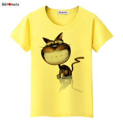 lovely smiling face cat t shirt