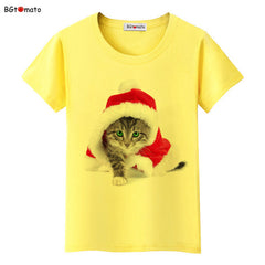 Christmas cat t shirt