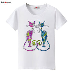 Elegent cats shirt ize