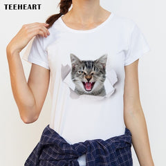 Cute Cat Design T Shirt