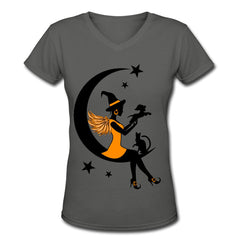Girl With Wings with cat On The Moon T Shirts