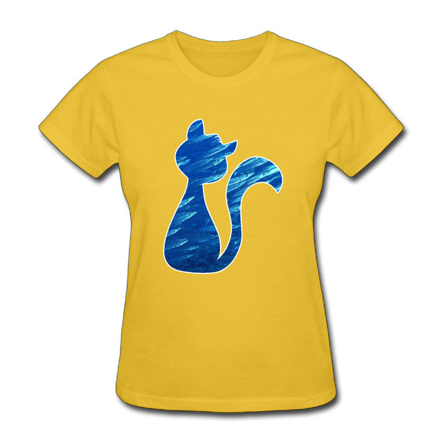 New Fashion Fish Cat T Shirts