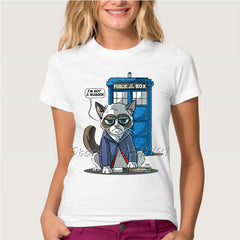 Newest doctor who Police Box Design T-Shirt