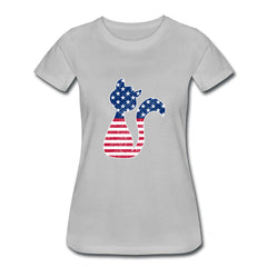 New Fashion National Flag Cat T Shirts