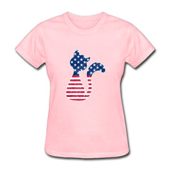 New Fashion National Flag Cat T Shirts