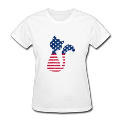New Fashion National Flag Cat T Shirts
