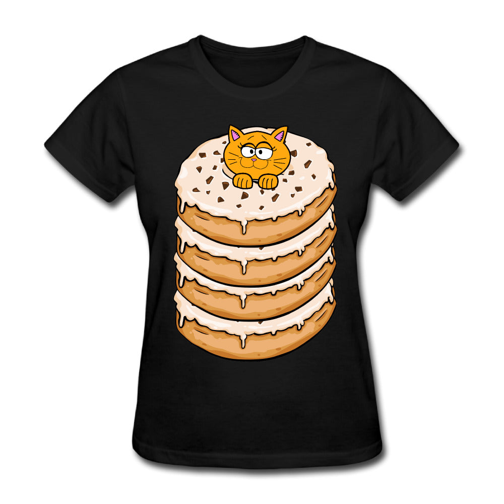 Four Donuts And Cat T Shirts